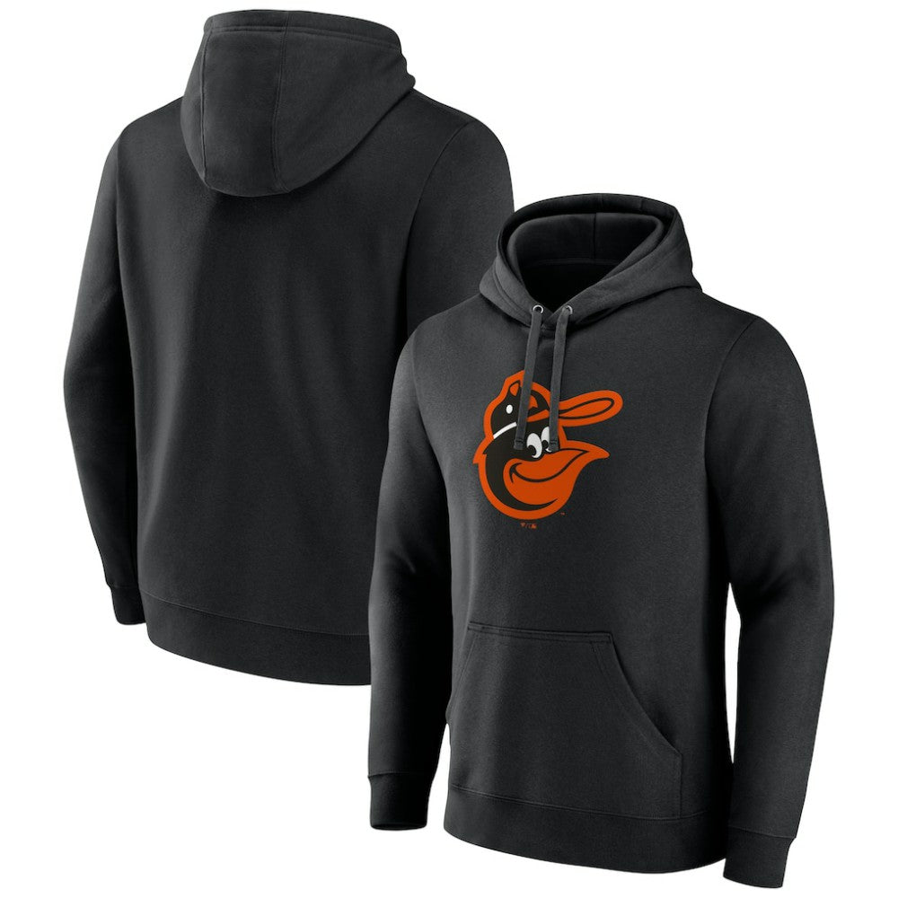 Baltimore Orioles Cooperstown Collection Pullover Hoodie - Black