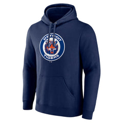 Detroit Tigers Cooperstown Collection Pullover Hoodie - Navy
