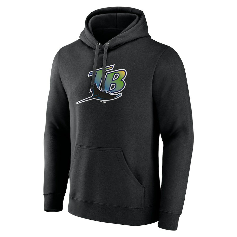 Tampa Bay Rays Cooperstown Collection Pullover Hoodie - Black