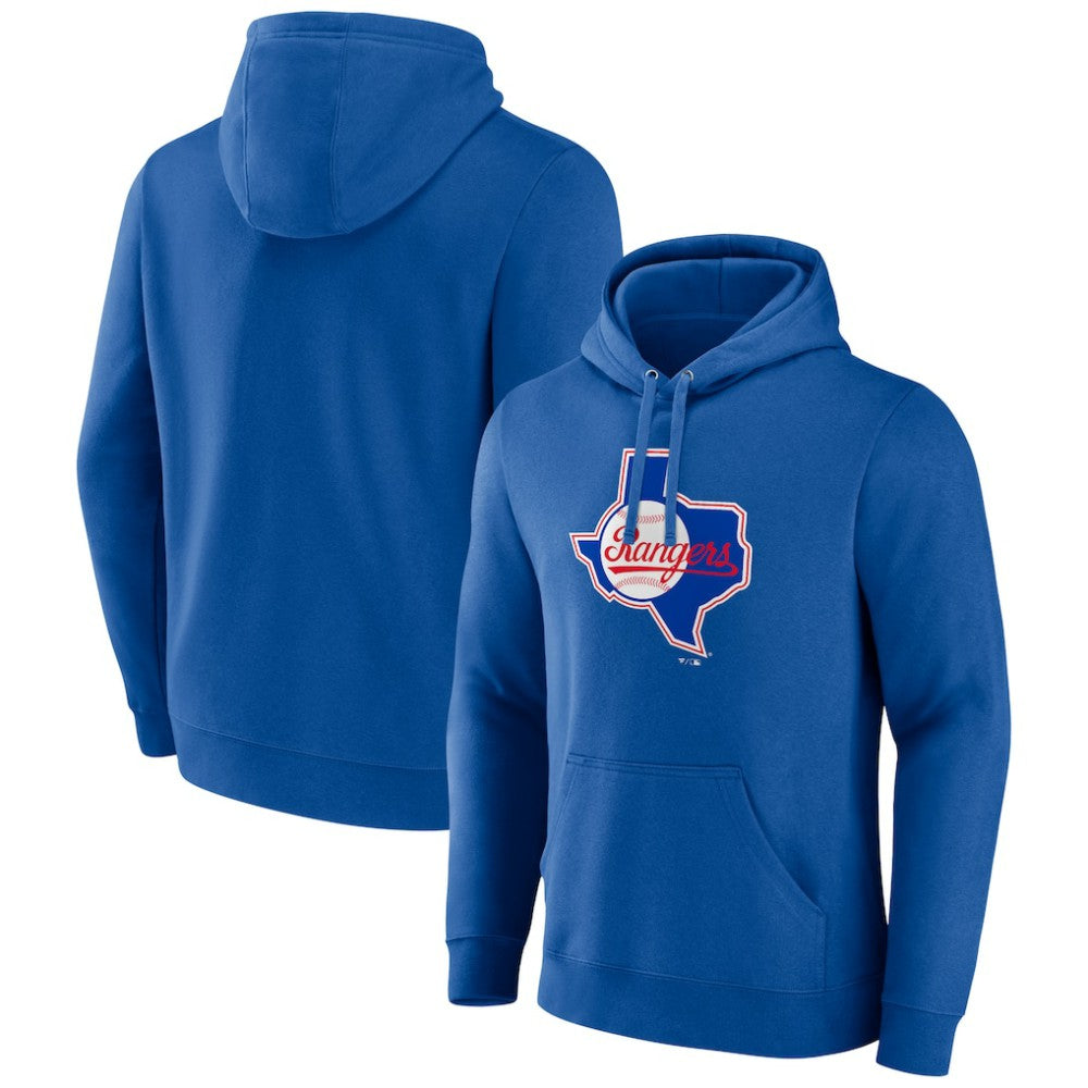 Texas Rangers Cooperstown Collection Pullover Hoodie - Royal