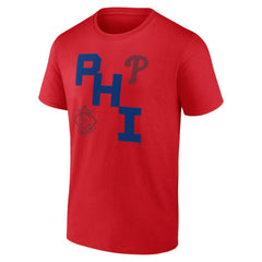 Philadelphia Phillies Record Shattered T-Shirt - Red