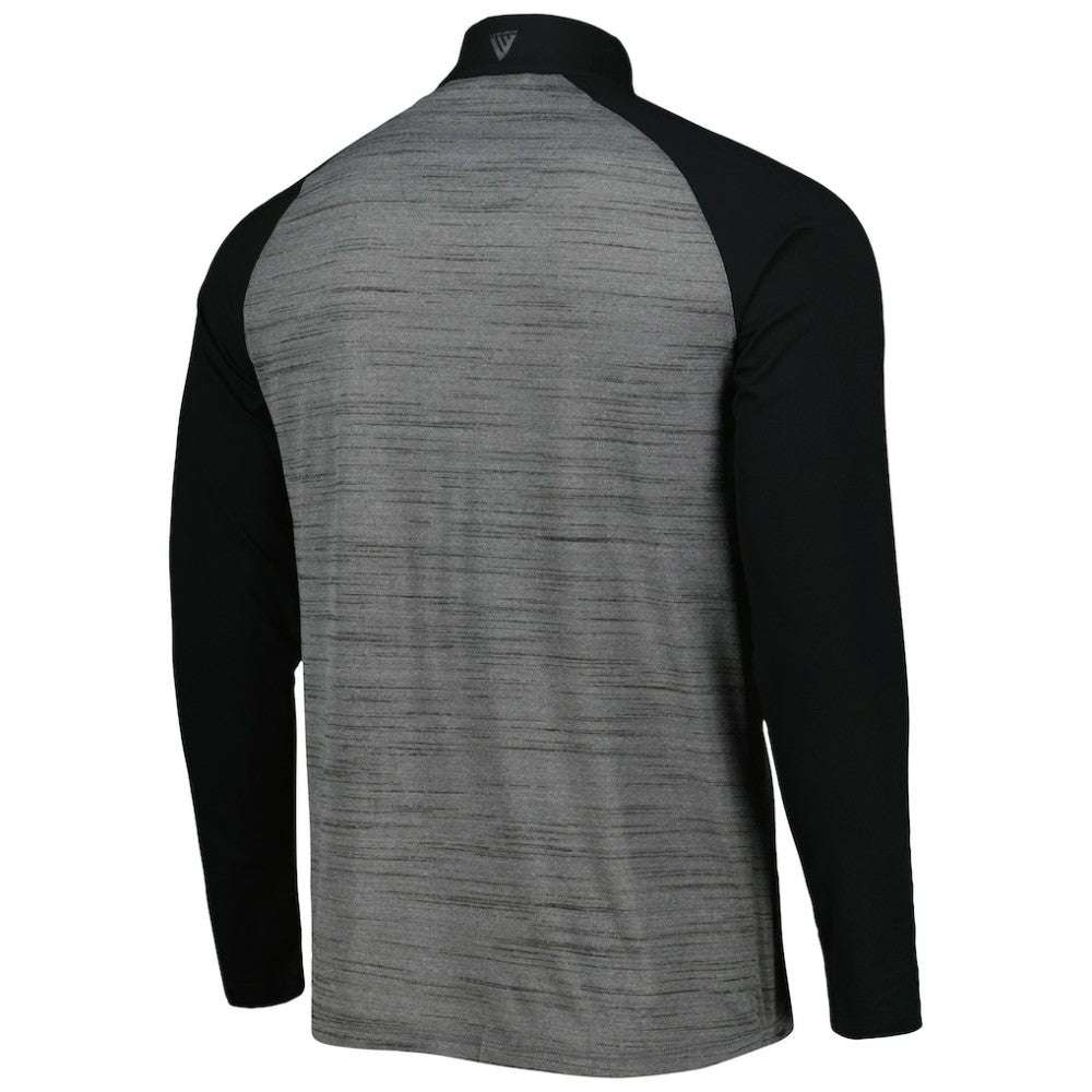 Chicago White Sox Levelwear Vandal Raglan Quarter-Zip Top - Heather Gray