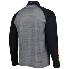 San Francisco Giants Levelwear Vandal Raglan Quarter-Zip Top - Heather Gray