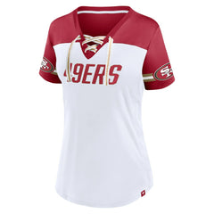 NFL San Francisco 49ers Deebo Samuel  Women's Athena Name & Number V-Neck Top
