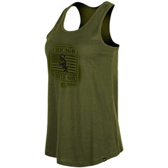 Chicago White Sox Women's 2023 Armed Forces Day Racerback Tank Top - Olive | New Era