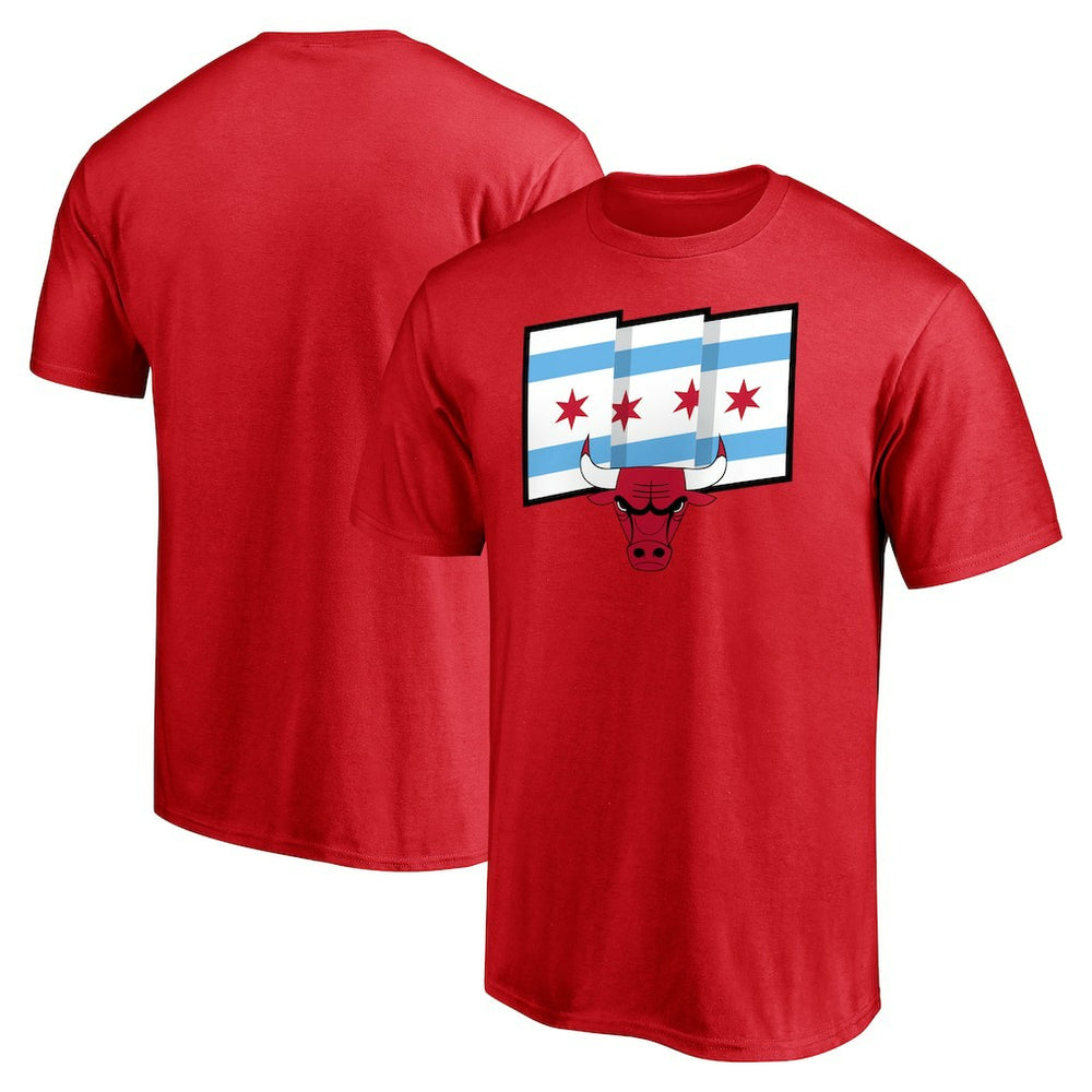 Chicago Bulls Push Ahead T-Shirt sale - Red online