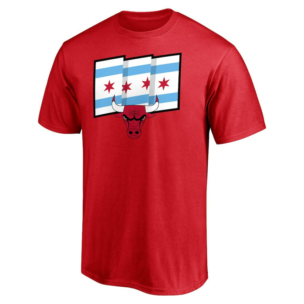 Chicago Bulls Push Ahead T-Shirt sale - Red online