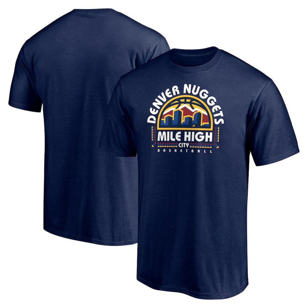 Denver Nuggets Push Ahead T-Shirt sale - Navy on sale