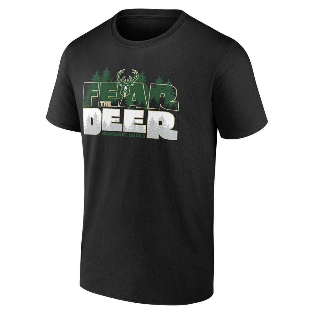Milwaukee Bucks Core Hometown Launch T-Shirt - Black on sale