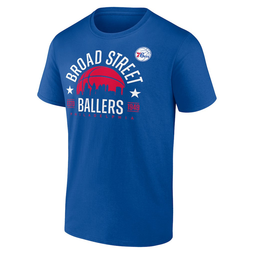 Philadelphia 76ers Core Hometown Launch T-Shirt - Royal shop