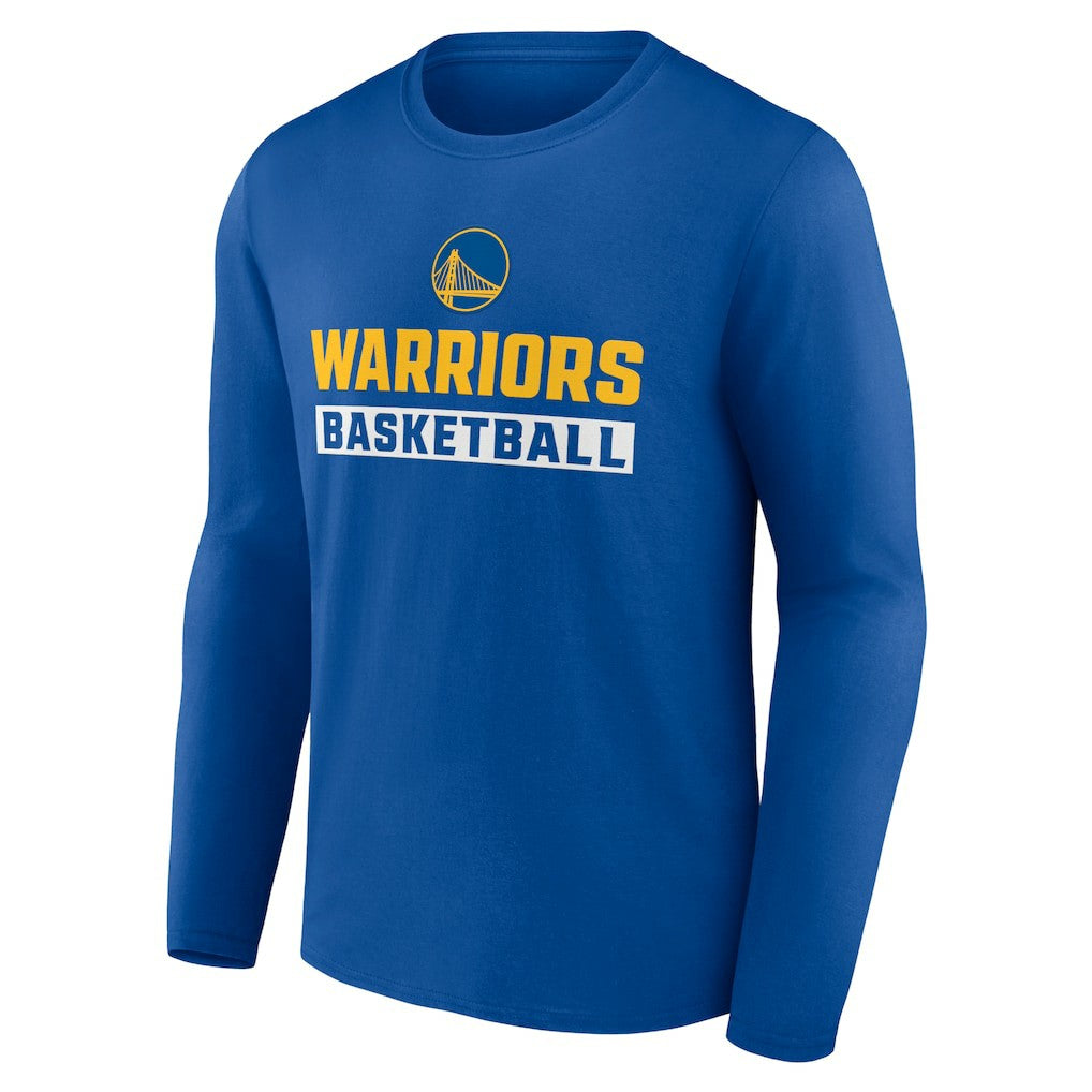 Golden State Warriors Let's Go Long Sleeve T-Shirt sale - Royal for sale