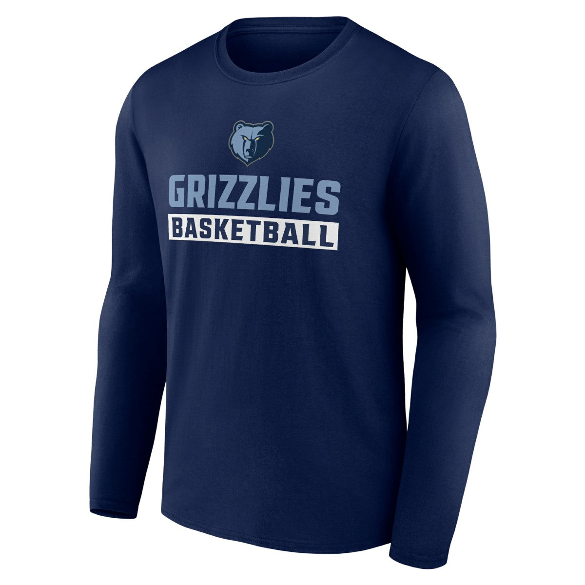Memphis Grizzlies Let's Go Long Sleeve T-Shirt - Navy discount