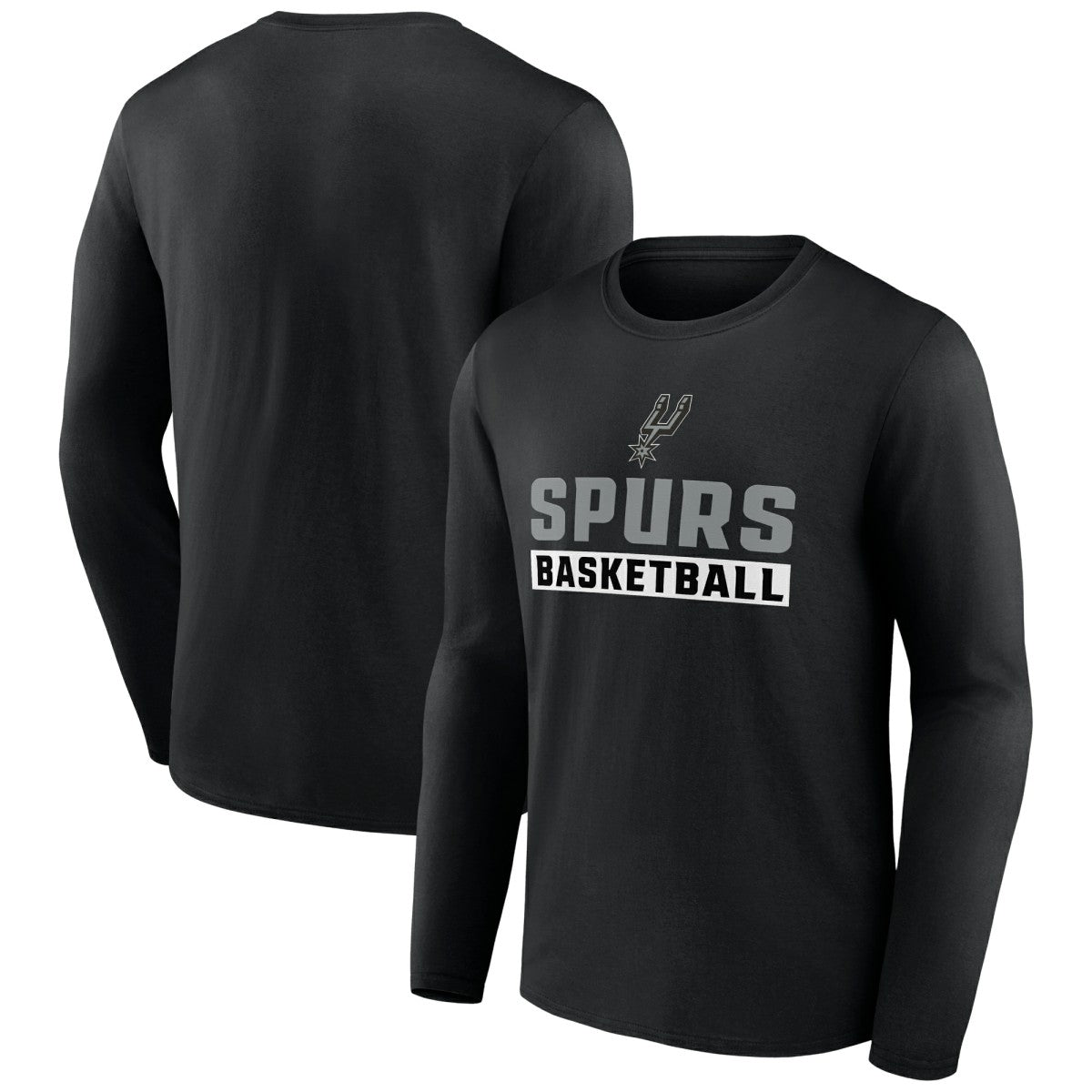San Antonio Spurs Let's Go Long Sleeve T-Shirt - Black outlet