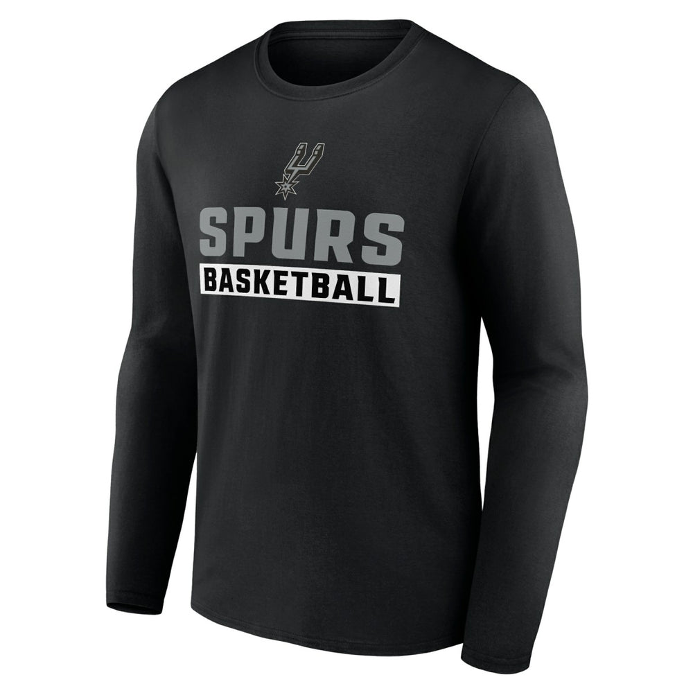 San Antonio Spurs Let's Go Long Sleeve T-Shirt - Black outlet