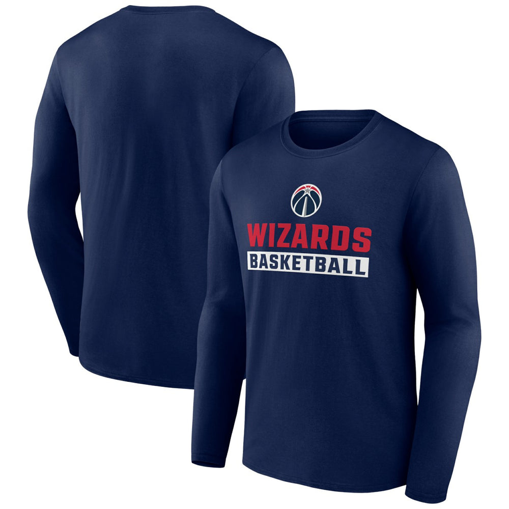 Washington Wizards Let's Go Long Sleeve T-Shirt - Navy online