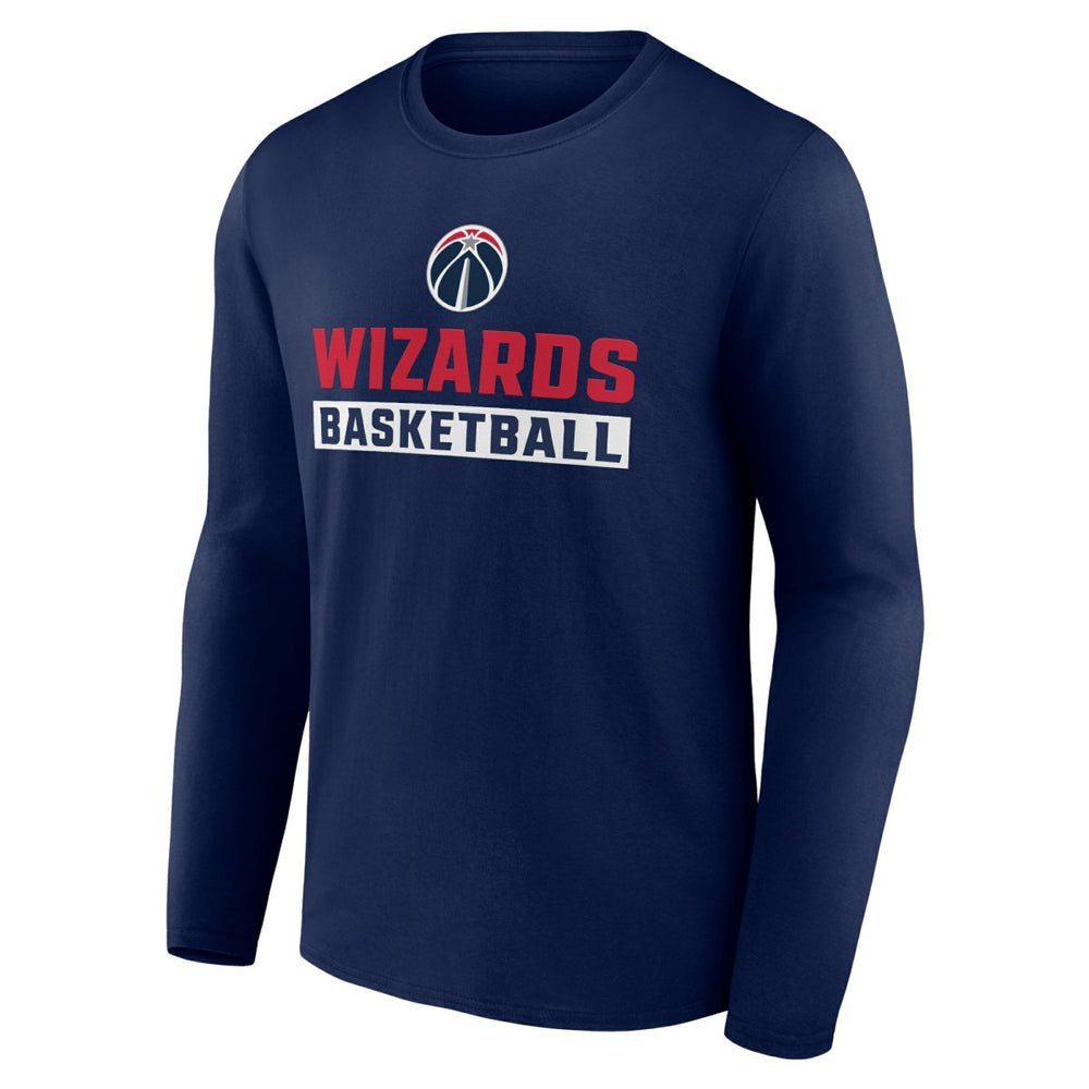 Washington Wizards Let's Go Long Sleeve T-Shirt - Navy online