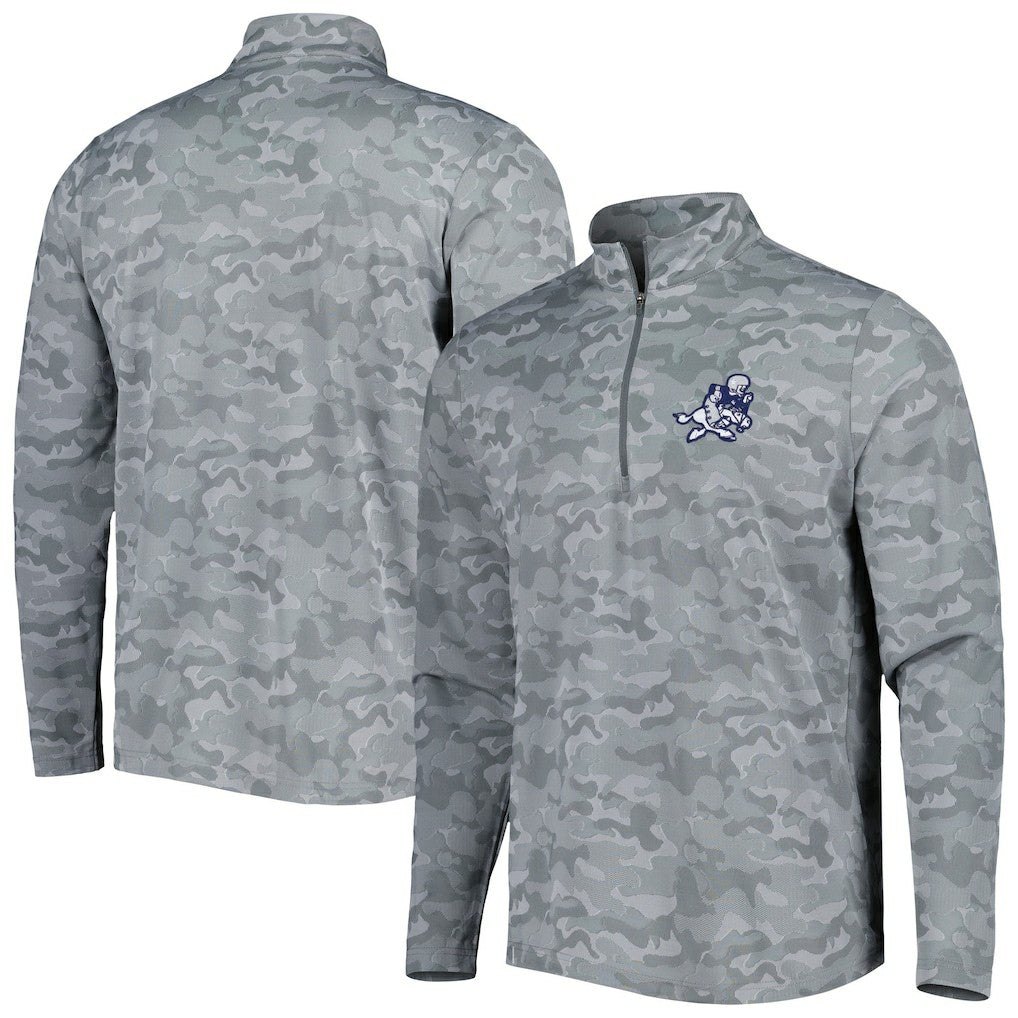 NFL Dallas Cowboys Antigua Brigade Throwback Quarter-Zip Top