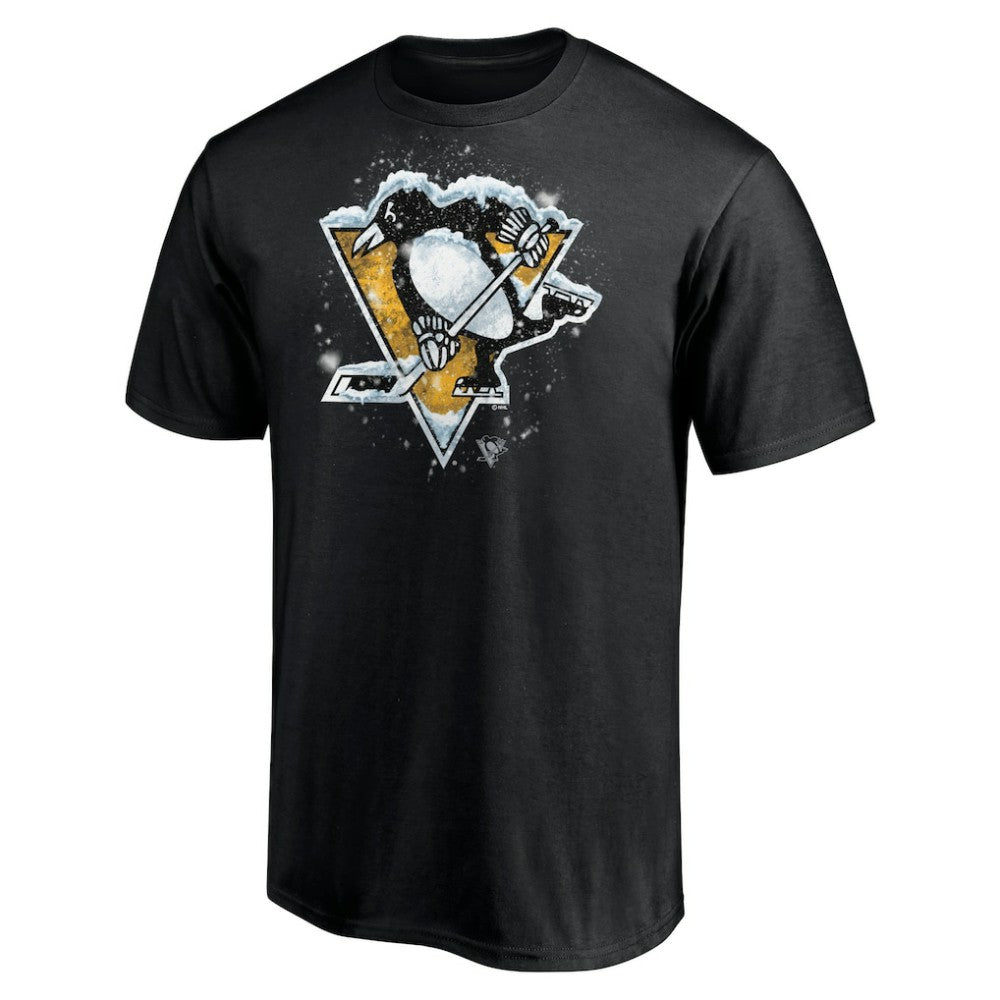 Pittsburgh Penguins Snow Logo T-Shirt