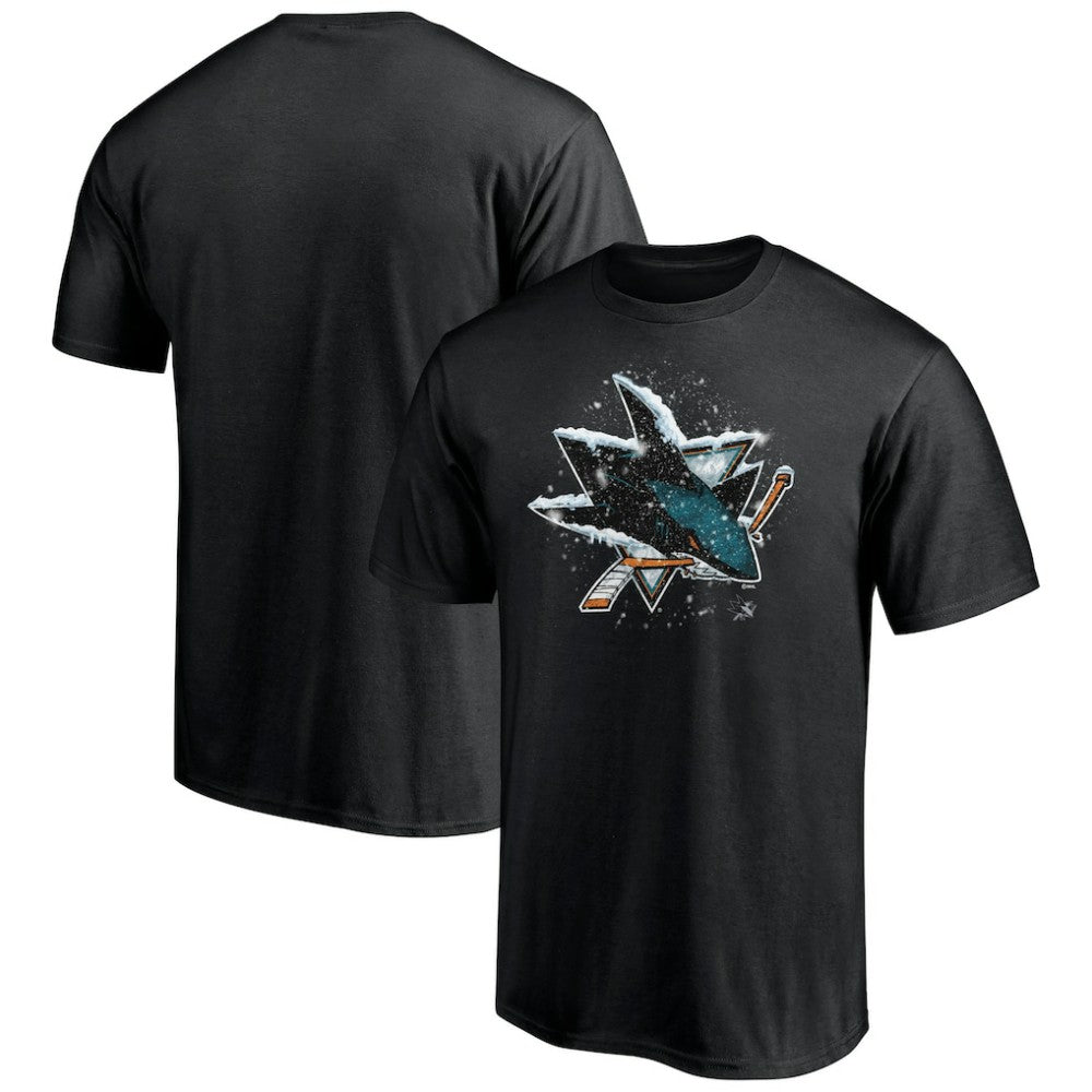 San Jose Sharks Snow Logo T-Shirt