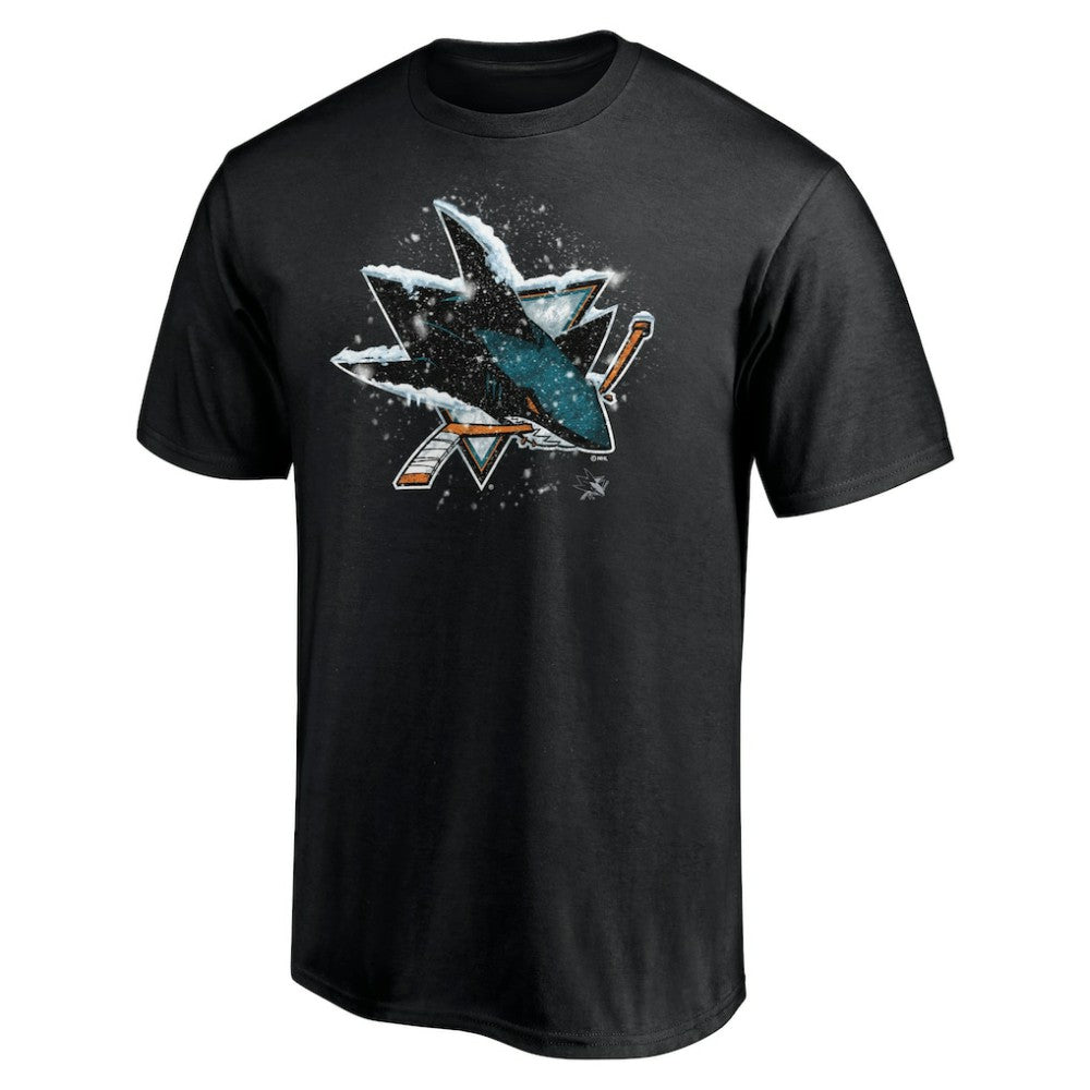 San Jose Sharks Snow Logo T-Shirt