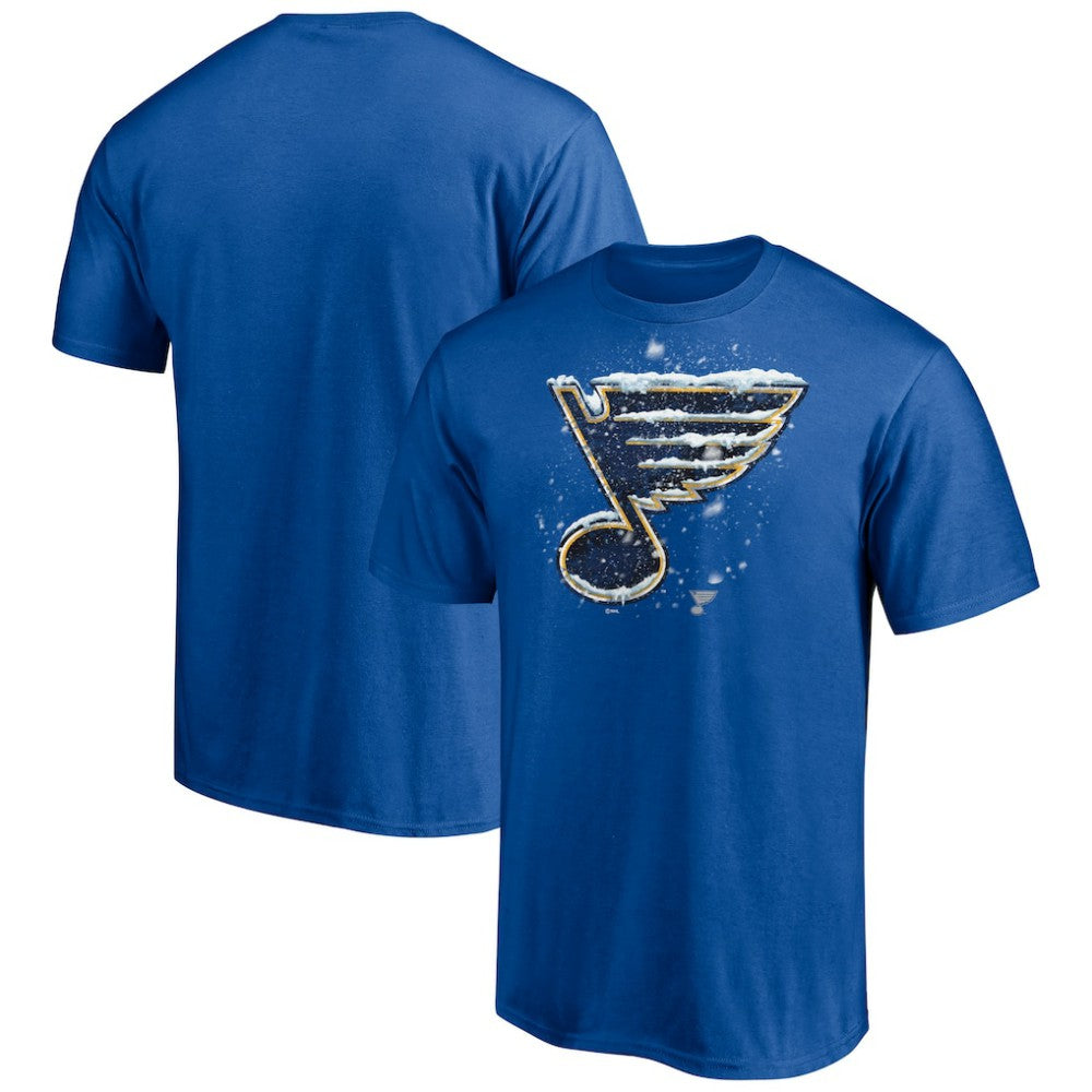 St. Louis Blues Snow Logo T-Shirt