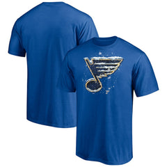 St. Louis Blues Snow Logo T-Shirt