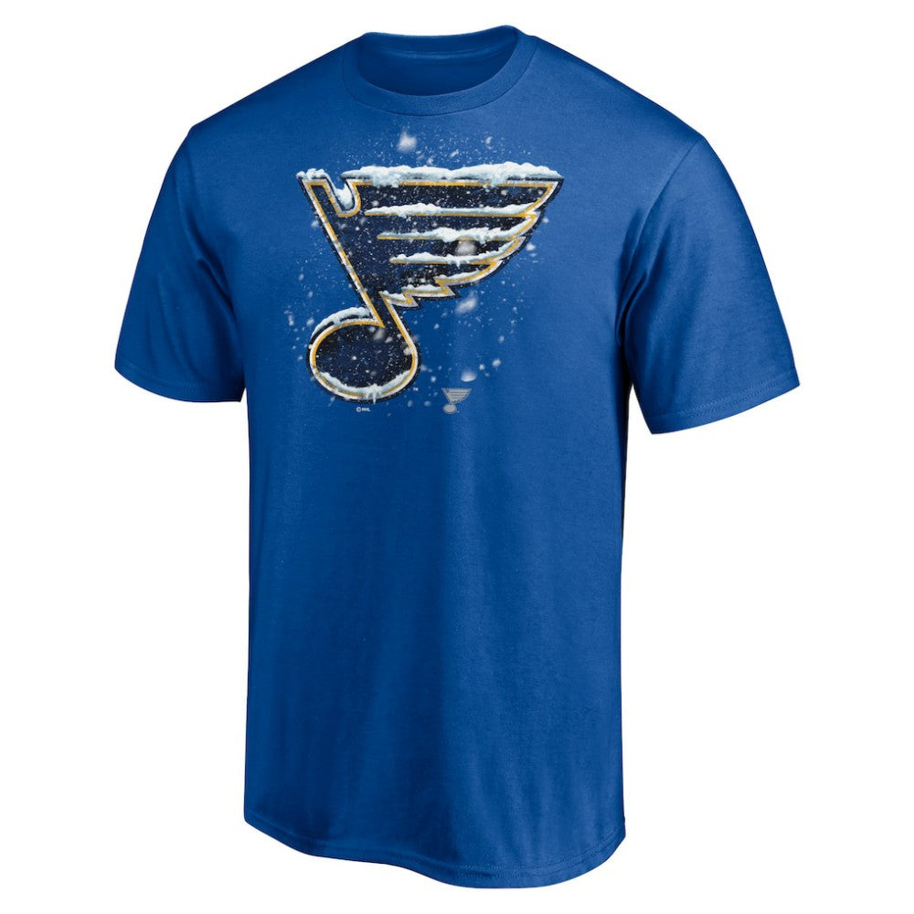 St. Louis Blues Snow Logo T-Shirt