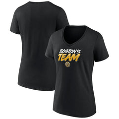 Boston Bruins Women's Active Edge V-Neck T-Shirt