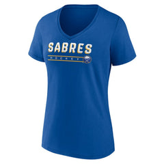 Buffalo Sabres Women's Primary Play V-Neck T-Shirt