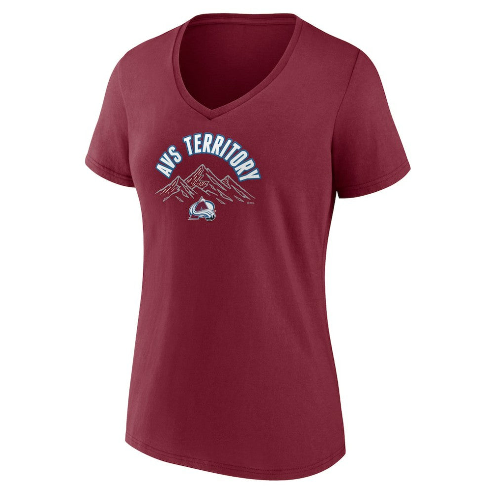 Colorado Avalanche Women's Active Edge V-Neck T-Shirt
