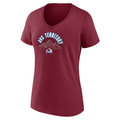 Colorado Avalanche Women's Active Edge V-Neck T-Shirt
