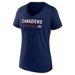 Montreal Canadiens Women's Primary Play V-Neck T-Shirt