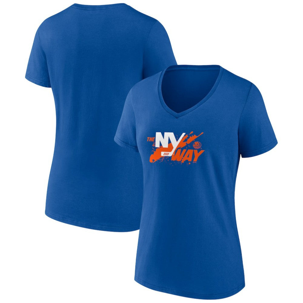 New York Islanders Women's Active Edge V-Neck T-Shirt
