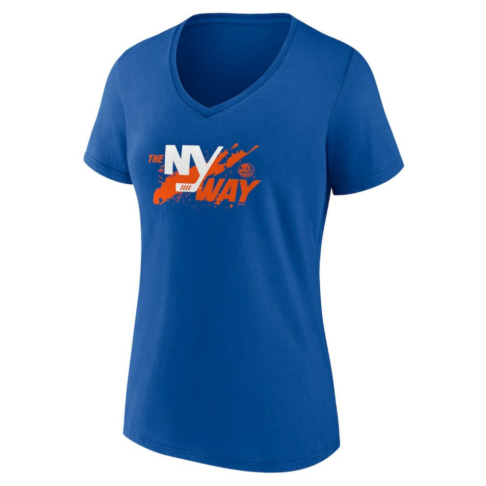 New York Islanders Women's Active Edge V-Neck T-Shirt