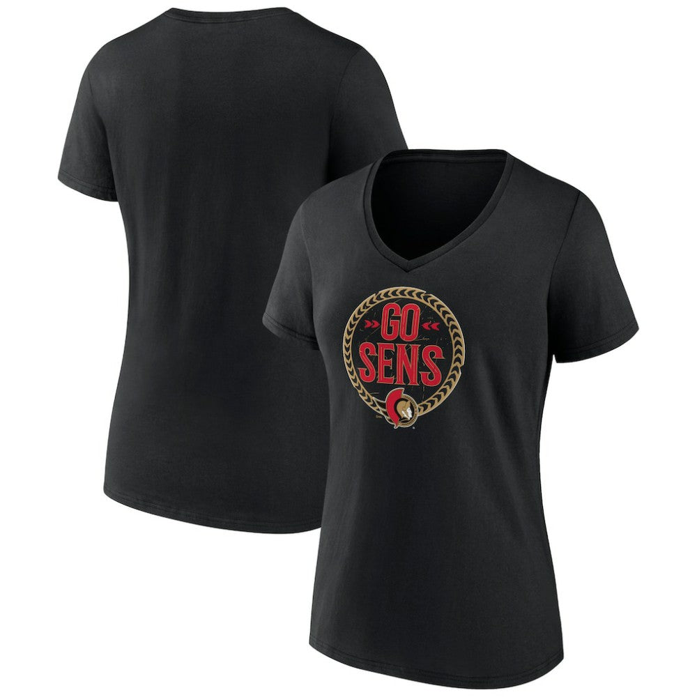 Ottawa Senators Women's Active Edge V-Neck T-Shirt