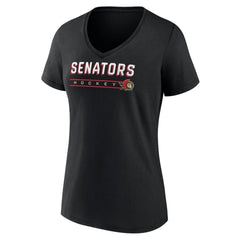Ottawa Senators Women's Primary Play V-Neck T-Shirt