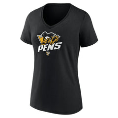Pittsburgh Penguins Women's Active Edge V-Neck T-Shirt