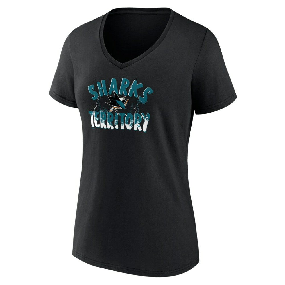 San Jose Sharks Women's Active Edge V-Neck T-Shirt
