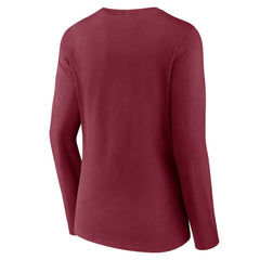 Colorado Avalanche Women's Forge Long Sleeve V-Neck T-Shirt