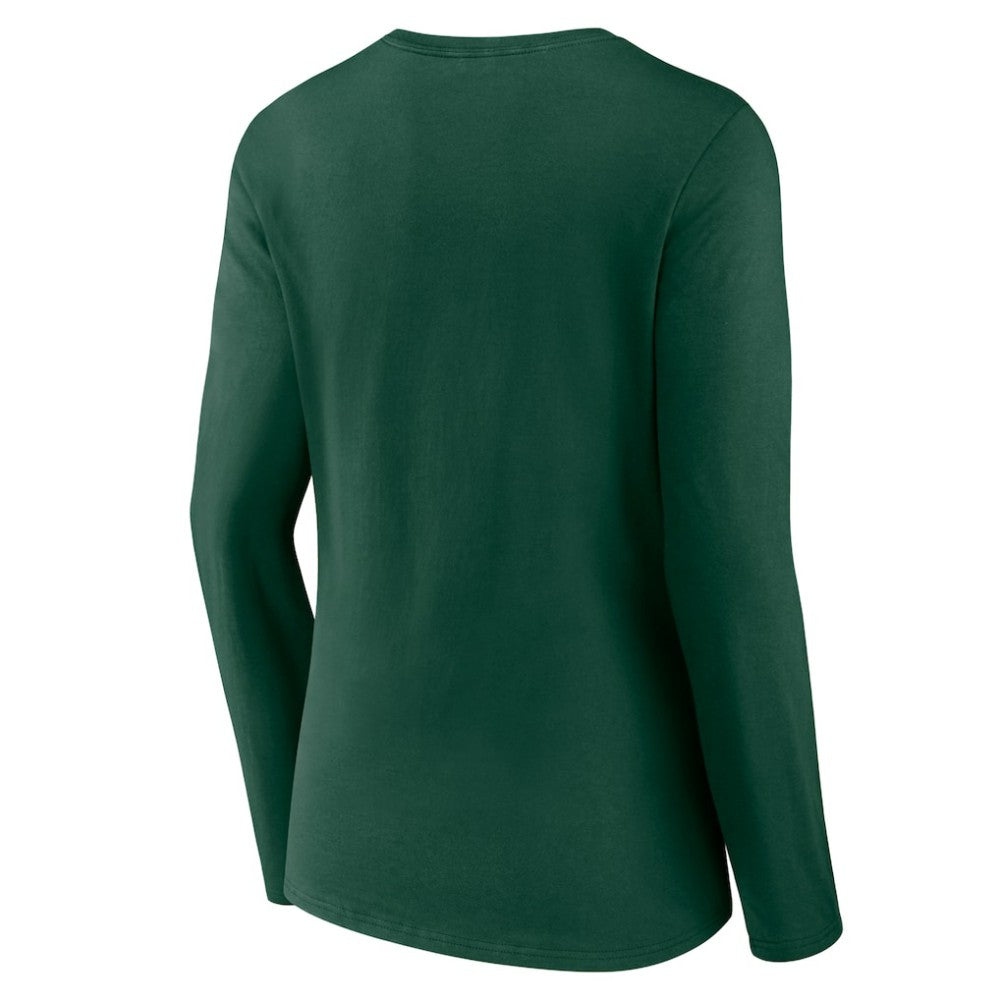 Minnesota Wild Women's Forge Long Sleeve V-Neck T-Shirt