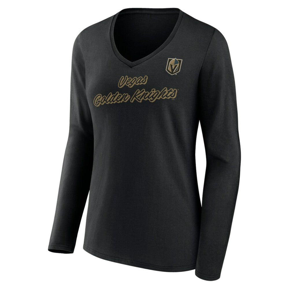 Vegas Golden Knights Women's Forge Long Sleeve V-Neck T-Shirt