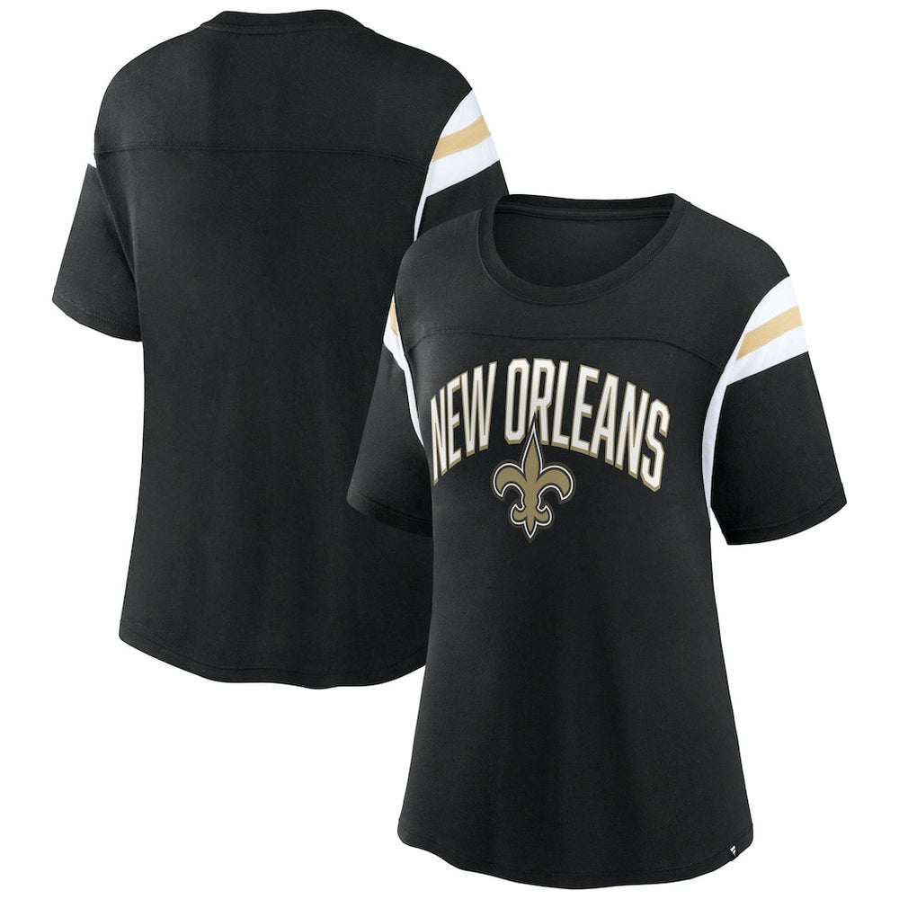 NFL New Orleans Saints Women's Earned Stripes T-Shirt