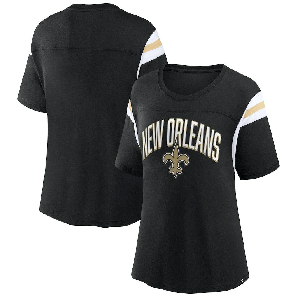 NFL New Orleans Saints Women's Earned Stripes T-Shirt