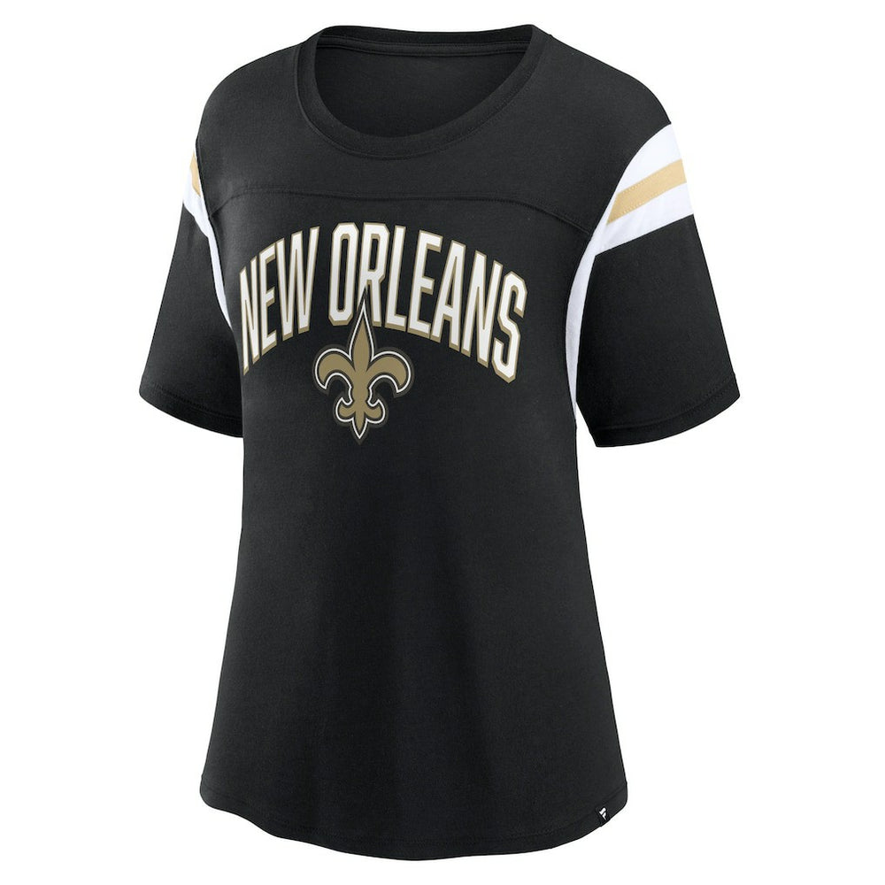 NFL New Orleans Saints Women's Earned Stripes T-Shirt