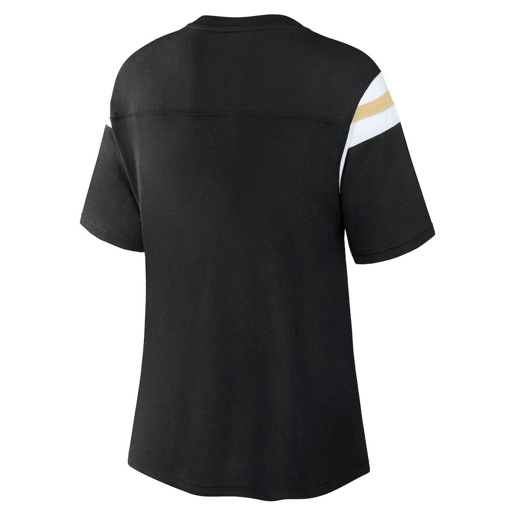 NFL New Orleans Saints Women's Earned Stripes T-Shirt
