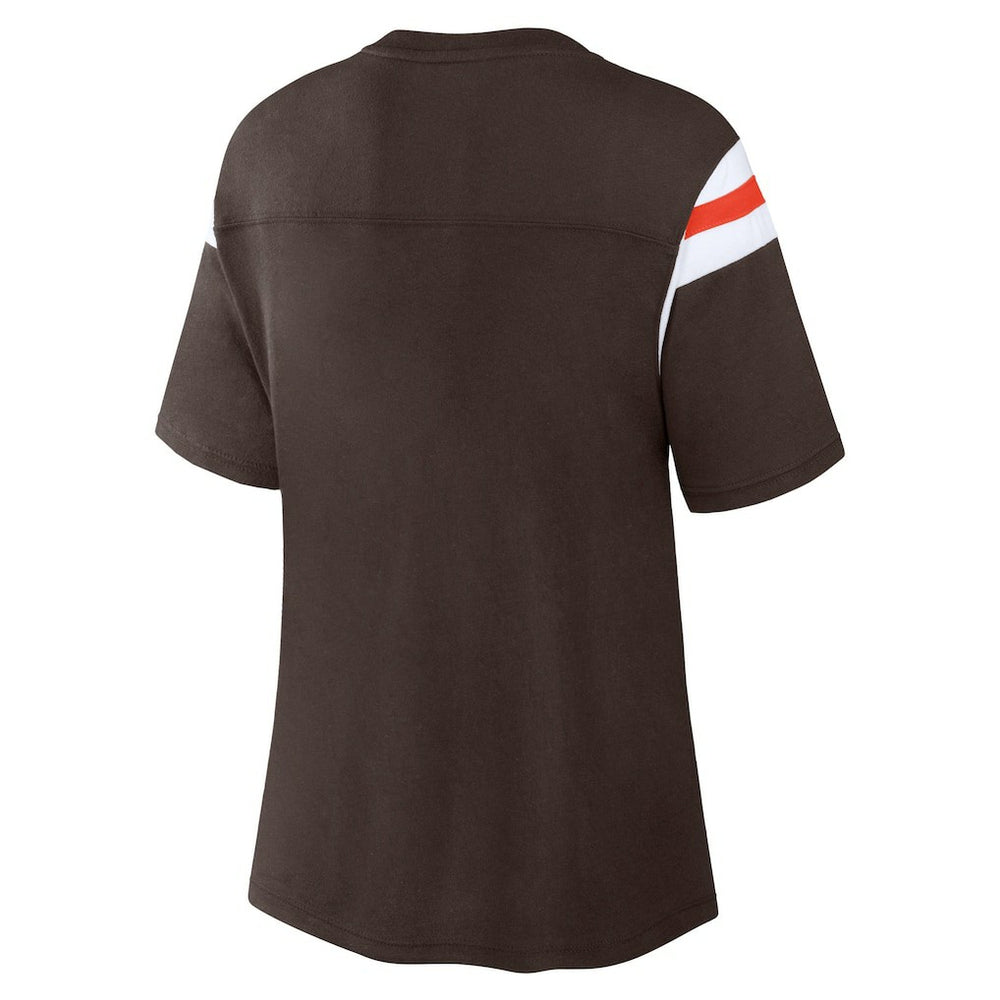 NFL Cleveland Browns Women's Earned Stripes T-Shirt