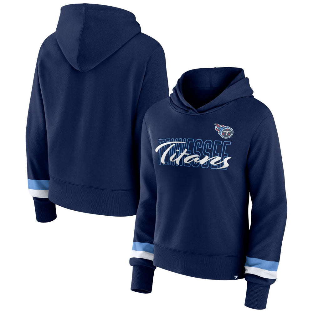 NFL Tennessee Titans Women's Over Under Pullover Hoodie