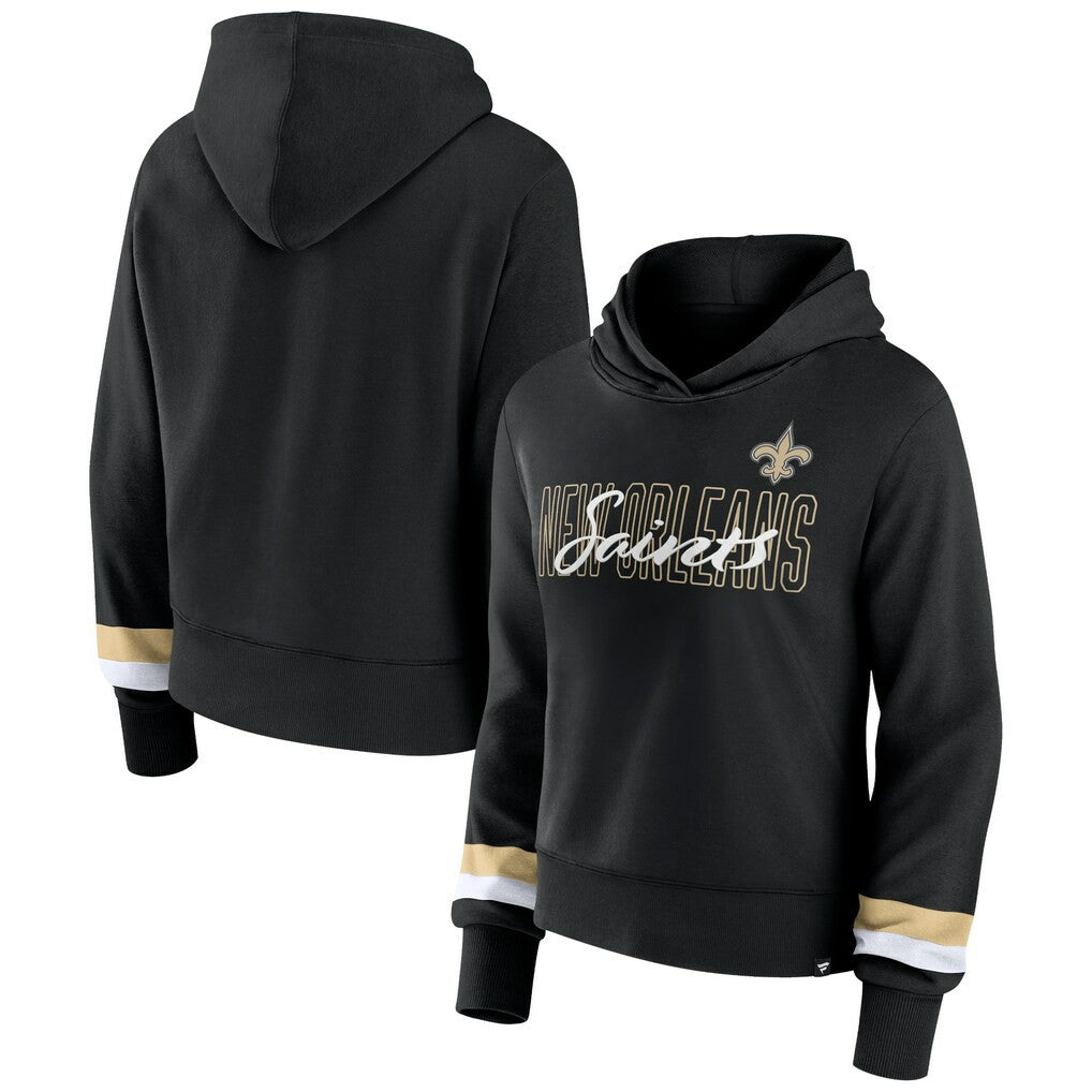 NFL New Orleans Saints Women's Over Under Pullover Hoodie