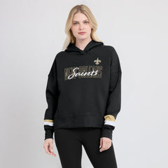 NFL New Orleans Saints Women's Over Under Pullover Hoodie