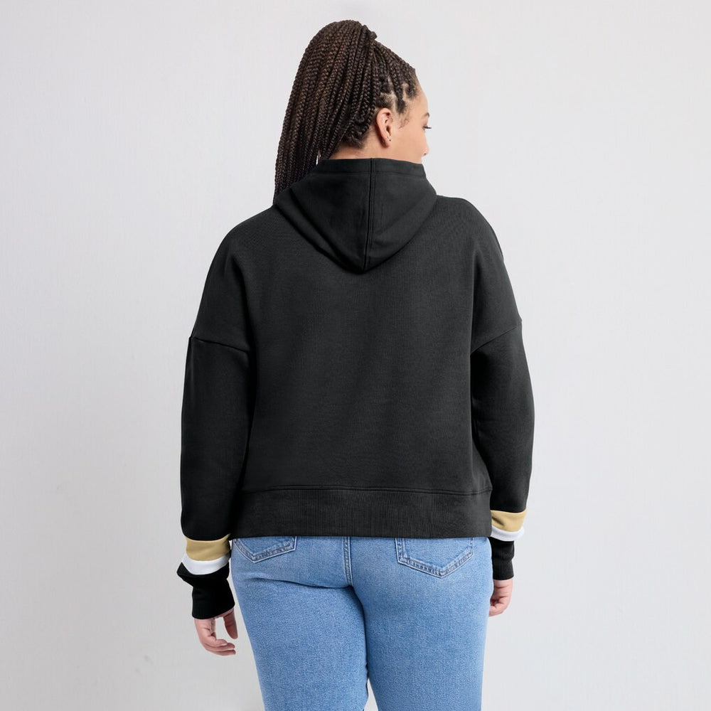 NFL New Orleans Saints Women's Over Under Pullover Hoodie